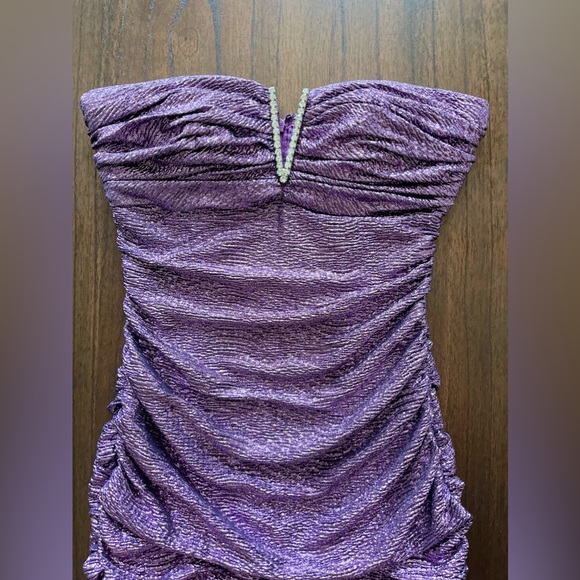 ARDEN B dress size XS shiny purple - Picture 13 of 13